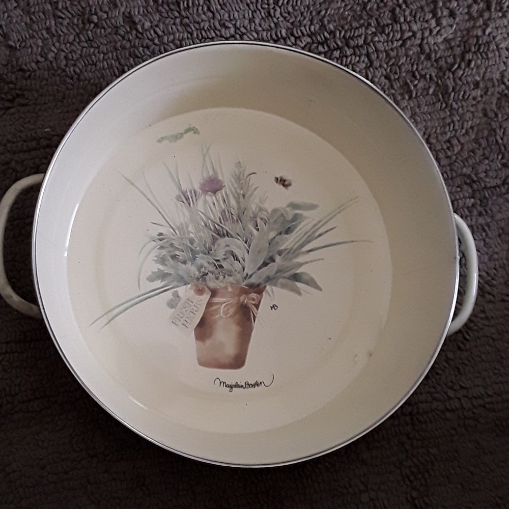 MARJOLEIN BASTIN Metal 2 handle basket